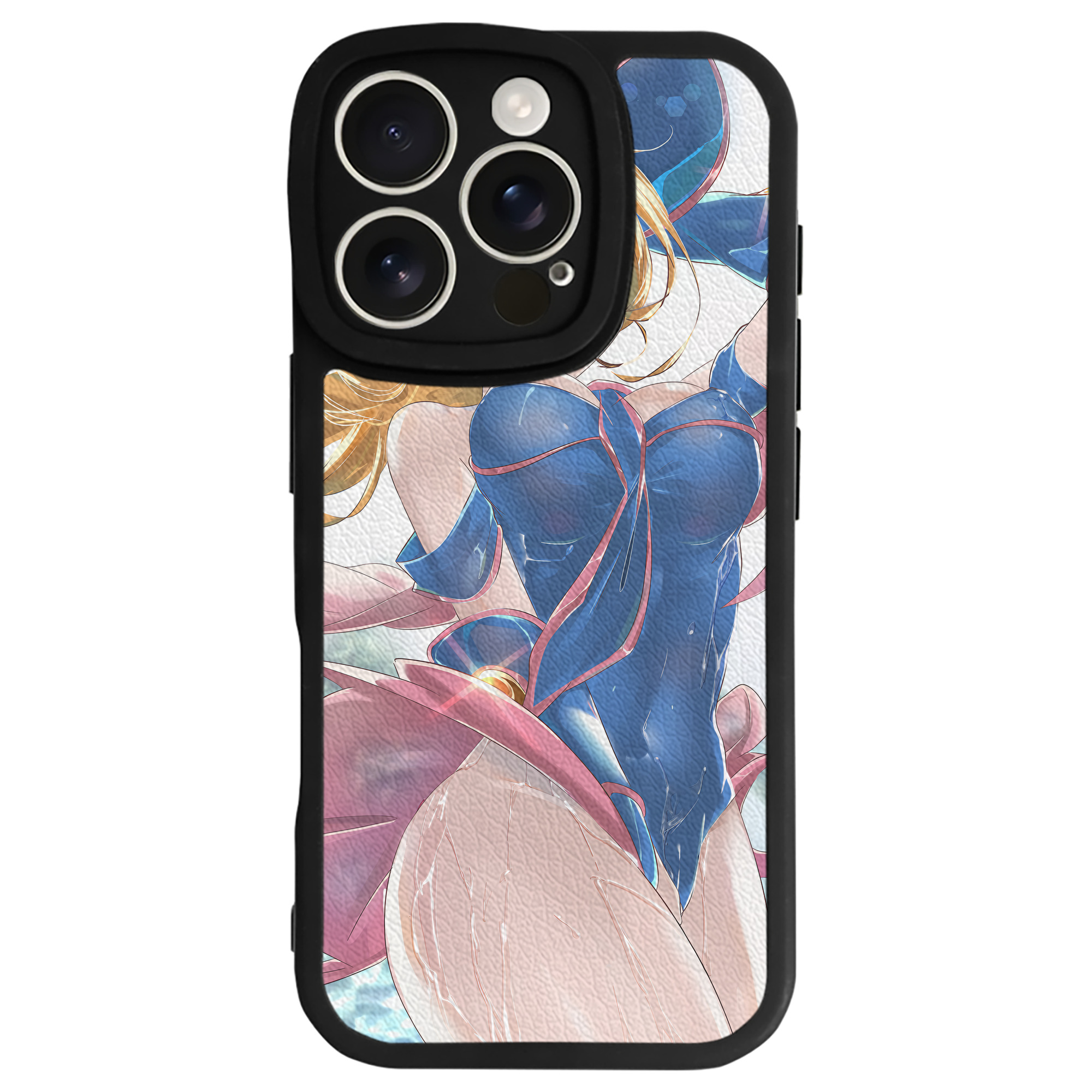 （画像用） 遊☆戯☆王 Yu-Gi-Oh! 【iPhone 16シリーズ対応】シリコンスマホケース（レザー調） 材質：シリコン